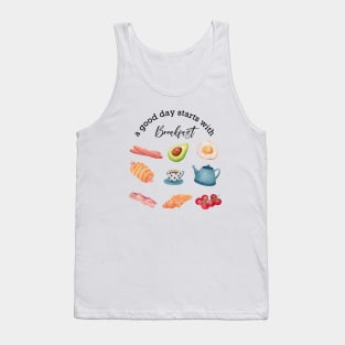 Cute Breakfast Set T-Shirt Tank Top